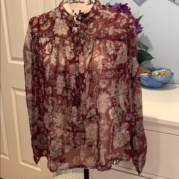 Lucky🍀Brand Floral Print Blouse - Picture 4 of 8